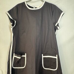 Zapelle Dress with contrast trim